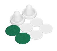 Cryfokt Air Hockeys Accessories Kit de Poussoirs et Rondelles de 60 Mm pour Une Expérience de Jeu Ultime 8 Pièces (Type A)