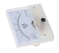 Cryfokt Ampèremètre DC à Panneau Ampèremètre à Pointeur Portable DC 0-5MA pour la Mesure des Circuits électriques pour Banc D'essai, Transmission de Puissance