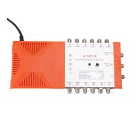 Cryfokt Amplificateur de Distribution à Faible Bruit 12 Canaux pour Système de Télévision CATV, Prise en Charge du Filtre 4G LTE pour Home Studio Space Limited (Prise UE 200-240V)