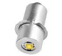 Cryfokt Ampoule de Lampe de Poche LED P13.5S, Sûre et Fiable, Facile à Installer pour Lampe Torche de Travail D'urgence (Blanc chaud)