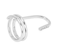 Cryfokt Anneau de Manucure Durable, Anneau D'ouverture D'ongle en Cuivre galvanisé pour la Vie Quotidienne, les Mariages (3050 Platine)