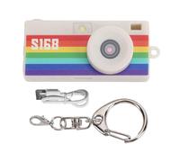 Cryfokt Appareil Photo Numérique Porte-clés 2K 12MP avec Objectif Grand | Écran LCD de 1,47 Pouces, Lampe de Poche Intégrée, 7 Filtres Créatifs, Batterie de 180 MAh, Interface de Type C, Prend en