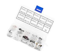 Cryfokt Assortiment de Micro-interrupteurs à Boutons Poussoirs Tactiles, 250 Pièces, Différentes Tailles, Projets Polyvalents 12V 0,1a 3x6x4.3MM pour les Amateurs de Bricolage