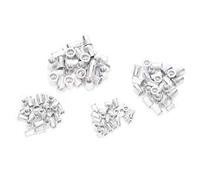 Cryfokt Assortiment D'écrous à Rivets Durables pour Divers Besoins, écrous à Rivets M4/M5/M6/M8, 100 Pièces