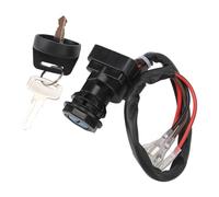 Cryfokt ATV Ignition Key Switch Durable 4 Wire Starter Switch Fit for