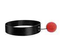 Cryfokt Ballon D'entraînement de Boxe, Ensemble de Bandeaux Réglables en Caoutchouc Souple pour Fitness, Gymnastique à Domicile, Portable 6cm (Rouge)
