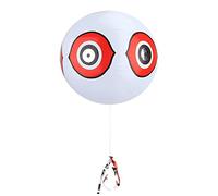 Cryfokt Ballon Gonflable Anti-Oiseaux, Répulsif Anti-Oiseaux Durable et Non Toxique, Effraie Les pour Les Vergers et Les Terres Agricoles, Design Yeux 3D Brillants (White)