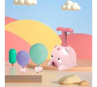 Cryfokt Ballon Lanceur Cochon Voiture Jouet, Facile à Utiliser | Glissement inertiel, Conception aérodynamique, Matière plastique sûre, Idéal pour les enfants
