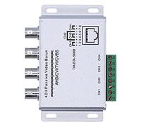 Cryfokt Balun Vidéo HD Convertisseur de Signal de Caméra de sécurité CCTV Haute Définition pour Vidéosurveillance et Conférences Balun Passif 4CH pour Câble UTP Cat-5