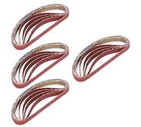 Cryfokt Bande de Bande de Papier de Verre 330x10mm, Outil Abrasif de Ponçage Durable pour Ponceuse 20 Pièces pour Projet de Polissage (600#)