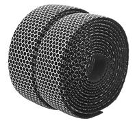 Cryfokt Bande de Guidon de Vélo élastique, Enveloppe Respirante pour Vélo de Route, Adaptée à les Cyclistes, 1 Paire Jaune (noir blanc)