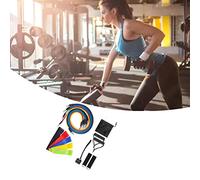 Cryfokt Bande de Tubes d'exercice de Résistance, Extensible, Empilable, Ensemble de 16 Pièces pour L'entraînement Complet du Corps, Extracteur de Fitness Portable pour Une Utilisation en Salle de