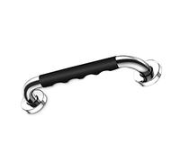 Cryfokt Barre D'appui pour Douche, 30 Cm avec Prise en Silicone | Utilitaire polyvalent résistant à la rouille, adapté aux salles de bains, construction solide