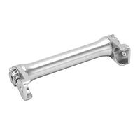 Cryfokt Barre D'extension de Roue Télescopique Facile en Alliage D'aluminium pour Vélo Pliant 3 Soixante, Légère, Couleur Vive pour Les Amateurs de Cyclisme (Silver)