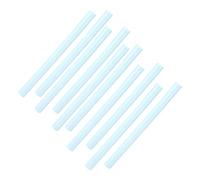 Cryfokt Bâtons de Cire à Cacheter Multicolores, Ensemble de 10 Pièces, Petit Kit de Tampons de Cire Ronds Solides et Durables pour Bricolage, Enveloppes de Cartes D'invitation (bleu neige)