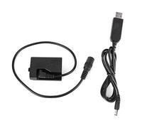 Cryfokt Batterie Factice de Décodage Complet Professionnelle USB vers ACK-E10 pour Caméra Rebel T3/T5/T6/T7/T100, Alimentation Fiable