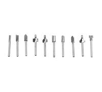 Cryfokt Bits de Routeur 10pcs / Set, Bits Pratiques de Routeur de Tige 1/8 Pouces, pour la en Bois électrique
