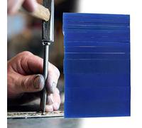 Cryfokt Bloc de Cire Bleue, Outil de Sculpture de Bijoux, Accessoire Durable pour la Fabrication de Bijoux Professionnels, Matériau de Paraffine de qualité 5 Pouces (Rouge-violet)