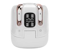 Cryfokt Bluetooth 5.4 LED Affichage 2 Pack sans Fil écouteurs pour Couple Faible Latence Casque pour Les Amateurs de Jeux ABS (White)