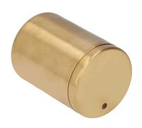 Cryfokt Boîte à Cure-dents en Acier Inoxydable Durable et Résistante aux Chutes, Adaptée aux Hôtels et aux Activités Maritimes, 5,1 Oz (De l'or riche.)