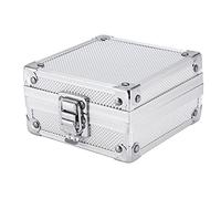 Cryfokt Boîte de Rangement Robuste en Aluminium pour Machine à Tatouer, avec Serrure Intérieure en Mousse Souple, pour Professionnels et Amateurs