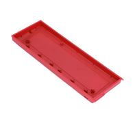 Cryfokt Boîtier de Clavier Précis Compatible en Alliage D'aluminium 60% Coque de Clavier de Jeu Mécanique pour Woot60HE Emballage Complet Inclus (Rouge)