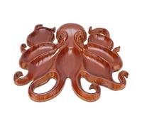 Cryfokt Bol de Services Alimentaires, Coquille de Service en Bois en Toute sécurité Créative pour le Fromage (Octopus B)