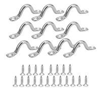 Cryfokt Boucles de Pont de Kayak Durables en Acier Inoxydable pour Les Types de Bateaux, Accessoire de Bateau à Monter Soi-même pour Une Utilisation à Long Terme, 10 X Groupe D'accessoires