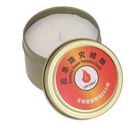 Cryfokt Bougie de Survie en Plein Air 24 Heures sur 24, Bougie de Camping d'urgence, étanche, Coupe-Vent et sans Fumée (Gold)