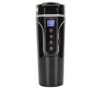 Cryfokt Bouilloire électrique de Voiture à ébullition Rapide 500 Ml Bouilloire de Voyage Multifonctionnelle pour thé café, Taille Compacte Idéale pour les Voitures en Acier Inoxydable 12 V 24 V