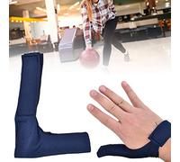 Cryfokt Boule de Bowling, économiseur de Pouce, Stabilisateur de Poignée de Doigt Durable pour Adultes, Protection et Poignée Supplémentaire pour Les Onglets de Main de Bowling (Bleu Royal)