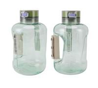 Cryfokt Bouteille D'eau à Hydrogène, Générateur D'hydrogène Portable de 1,5 L avec Technologie SPE PEM pour la Maison, les Voyages, le Sport et la Consommation quotidienne. (vert clair)