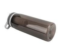 Cryfokt Bouteille d'eau Filtrée, Purificateur d'eau D'extérieur Portable 770 ML, d'urgence pour Le Camping, la Randonnée, Légère, Compacte et Durable pour Les Voyages, la Randonnée (Noir) (Black)