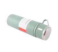 Cryfokt Bouteille Thermique Portative D'acier Inoxydable de Fiole à Vide de 500ml pour le Voyage, Grande capacité, Durable, Garde L'eau Chaude, Compacte (GREEN)