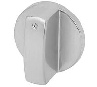 Cryfokt Bouton Universel de Cuisinière à Gaz, Cadran de Commande de Cuisinière en Alliage de Zinc Durable pour Four de Cuisine, Argent 1 Paquet pour à Gaz