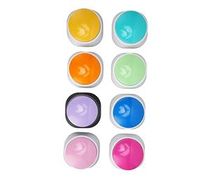 Cryfokt Boutons de Conversation de Chien Enregistrables, 8 Pièces, Son Clair, ABS Durable pour Une Communication et Un Entraînement Efficaces des Animaux de Compagnie