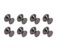 Cryfokt Boutons Miniatures à Tête Ronde en Métal pour Maison de Poupée, élégants et Durables, échelle 1:12, Boutons de Poignée de Porte pour Meubles, Lot de 8 pour Armoire, Boîte, Armoire, Parfaits