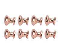 Cryfokt Boutons Miniatures à Tête Ronde en Métal pour Maison de Poupée, élégants et Durables, échelle 1:12, Boutons de Poignée de Porte pour Meubles, Lot de 8 pour Armoire, Boîte, Armoire, Parfaits