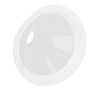 Cryfokt Bride de Tire-lait, Conception Ergonomique Efficace pour les Mamans Qui Allaitent, Protection de Sein en Silicone Souple à Bord Blanc pour la Plupart des Organisateurs Portables (27 mm/1,06