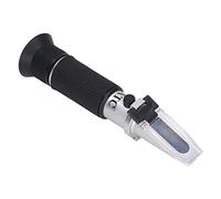 Cryfokt Brix Meter Tester Réfractomètre à Sucre Portable ATC pour Boissons, Mesure Facile pour Laboratoire de Cuisine, Alliage D'aluminium avec étui de Rangement