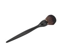 Cryfokt Brosse à Blush Professionnelle en Fiber Synthétique Douce, Outil de Maquillage Portable pour Femmes, pour la Maison, les Voyages, la Salle D'eau, Brosse Cosmétique (BLACK)
