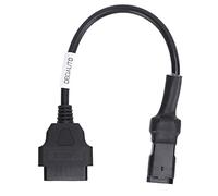 Cryfokt Câble Adaptateur de Diagnostic OBD Connecteur 4 Broches adapté aux Motos Performance Fiable Outil de Diagnostic Facile à Utiliser pour Moto