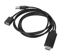 Cryfokt Câble Adaptateur USB Type C HDTV pour écran HD 1080P sur Téléviseurs et Moniteurs, Connexion Facile du Téléphone à la Télévision pour le Streaming et les Jeux