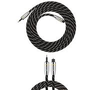 Cryfokt Câble, Câble Toslink à 3,5 Mm, Connecteur à Plaque d'or à Faible Perte à Faible Perte pour Haut-parleur avec une Sortie SPDIF Ronde pour DVD TV Carte Sound Decoder CD Lecteur de Lecteur