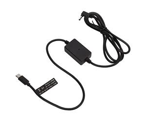 Cryfokt Câble d'alimentation USB à Tension Réglable de Type C, pour Moniteur, Lumière de Remplissage D'appareil Photo Numérique, Cordon Portable de 52,36 Pouces