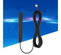 Cryfokt Câble D'antenne SMA de 5M, Gain de 20db pour FM/Dab/Dab+, Installation Facile de Liaison Adhésive pour la Maison/Le Bureau