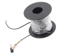 Cryfokt Câble de Caméra de Pêche Durable avec Connecteur de Casque, Fil de Recherche de Poisson D'excellente Performance pour Les Aventures de Pêche, épaisseur de 0,07 Pouces, unité Unique (20M)