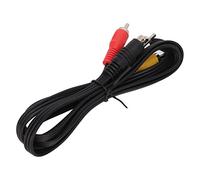 Cryfokt Câble Mini DIN 7 broches mâle vers 3 mâle, câble Mini DIN 7 broches vers 3 sans pliage, noyau en cuivre pur rouge jaune blanc Plug and Play pour équipement vidéo