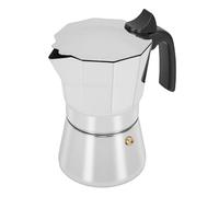 Cryfokt Cafetière sur Cuisinière en Acier Inoxydable, Conception Octogonale, Facile à Nettoyer, pour la Maison et les Voyages, 1 unité (6 Tasses 300ml)