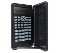 Cryfokt Calculatrice de Bureau, Deux Lignes Calculatrice Scientifique écrivant Tablet Black ABS 240 Fonctions pour Les Affaires